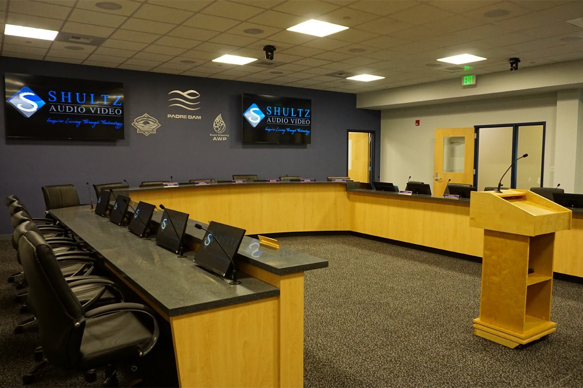 Padre Dam Water District Boardroom AV Upgrades