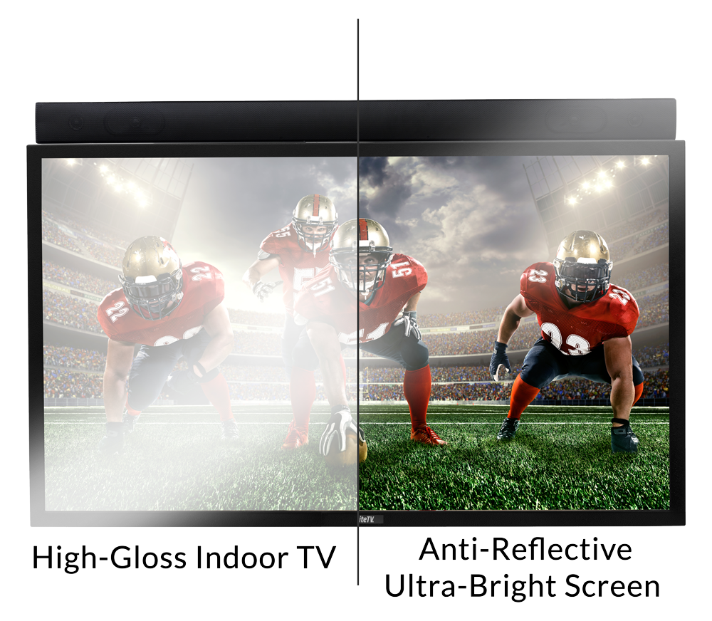 Indoor TV vs Outdoor TV Screen Outdoor Sound System