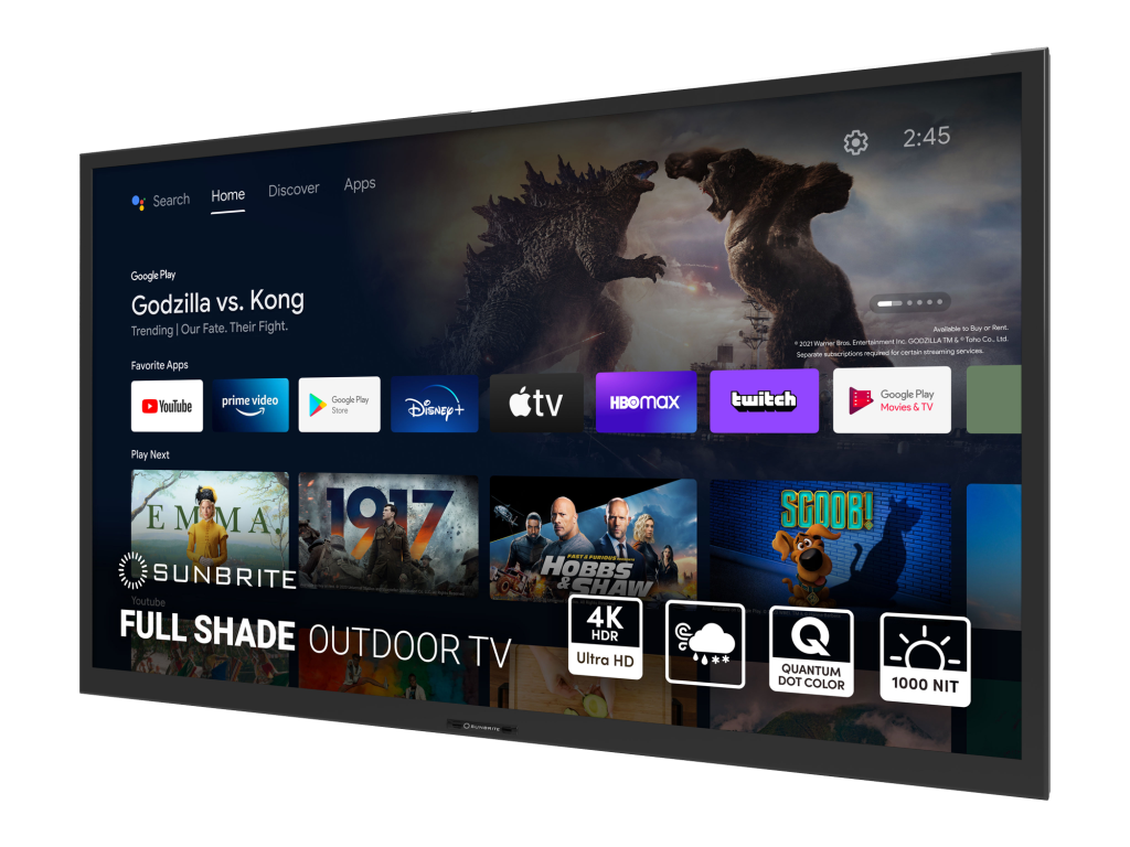 Full Shade Smart Outdoor TV