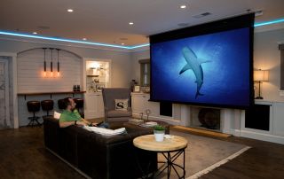 Home Theater Setup in the Living Room