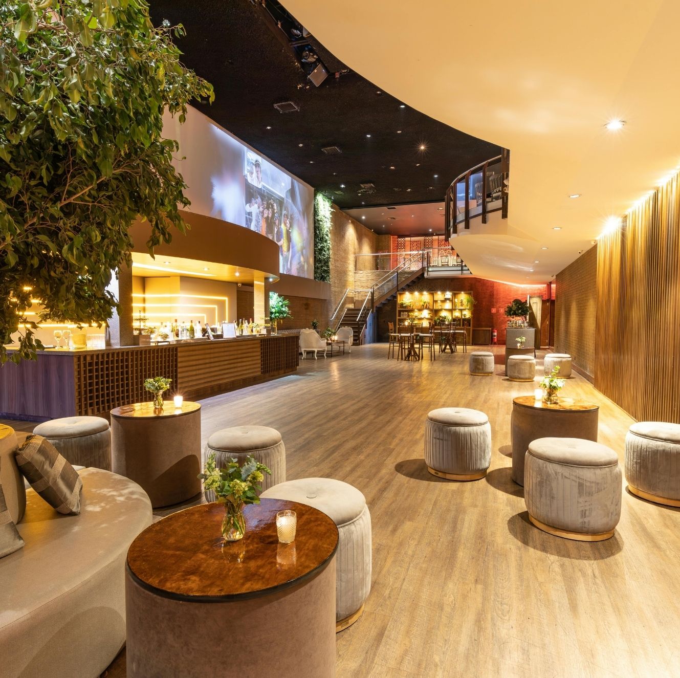 Hotel AV for lobbies and common areas